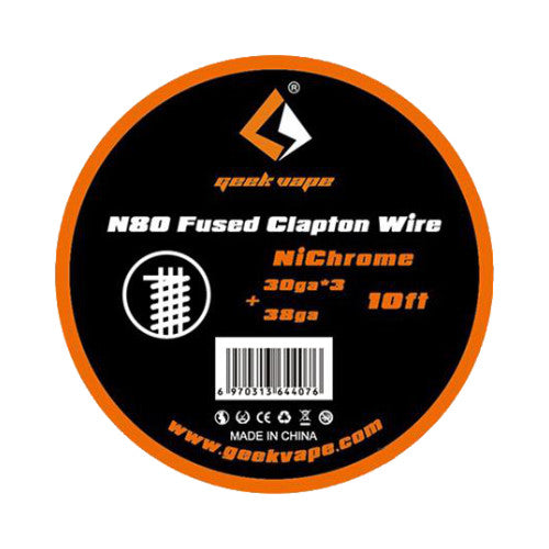 N80 Fused Clapton Vape Wire 30*3 + 38g | Geek Vape | VapourOxide Australia